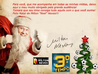 Feliz Natal! E o que você pediria ao Papai Noel para o seu time de coração?
