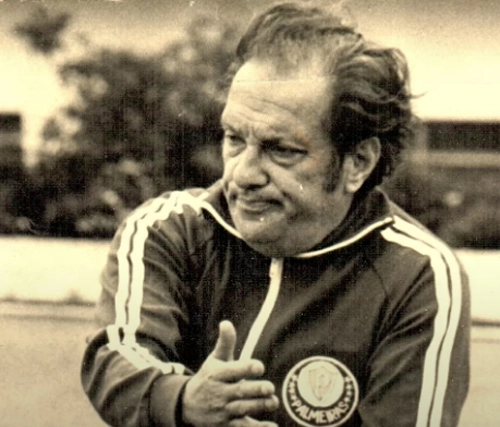 Em 1978, então treinador do Palmeiras. Foto: Reprodução