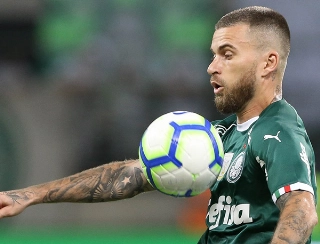 No Palmeiras desde a temporada passada, Lucas Lima soma 91 jogos e marcou sete gols com a camisa alviverde. Foto: César Greco/Divulgação
