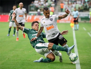 Na próxima rodada, o Palmeiras visitará o Santos, quarta-feira. Foto: Bruno Cantini/Atlético-MG