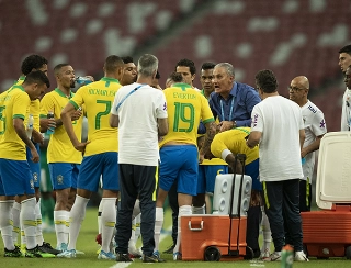 Sob o comando de Tite, Brasil chegou ao terceiro jogo consecutivo sem vitória (Lucas Figueiredo/CBF)