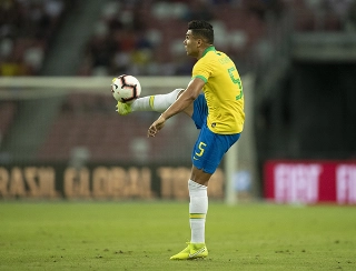 Titular com Tite, Casemiro reconhece que a seleção está muito abaixo do esperado (Foto: Lucas Figueiredo/CBF)