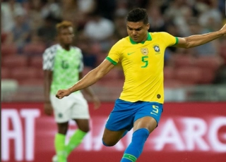 Brasil e Nigéria empatam por 1 a 1, em Singapura. (Foto: @CBF_Futebol)