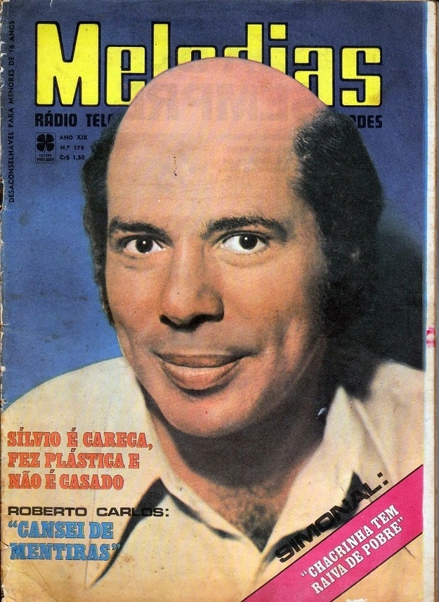 Silvio Santos, em capa de revista. Imagem: reprodução