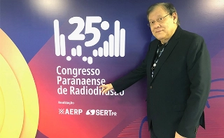 O dia em que Milton Neves fez palestra no 25&ordm; Congresso Paranaense de Radiodifus&atilde;o