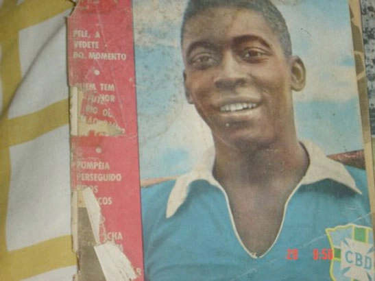 Pelé, em destaque na Revista do Esporte