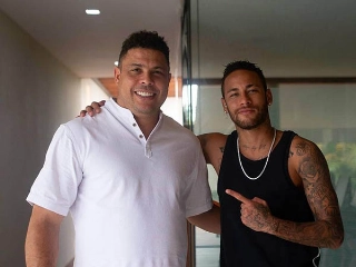 Segundo maior artilheiro da seleção, Ronaldo torce para Neymar ultrapassá-lo (Foto: Neymar/Facebook)