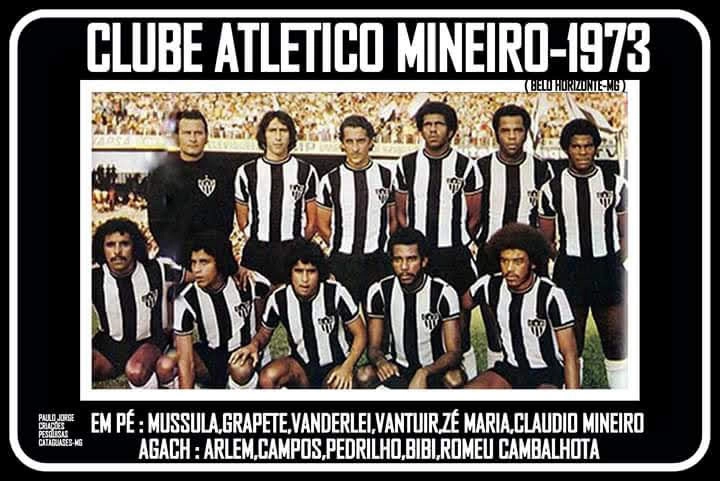 O ótimo time do Atlético-MG na temporada de 1973