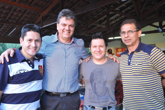 Da esquerda para a direita: Giovani, Valquirio Ferreira, Gian e Godoi