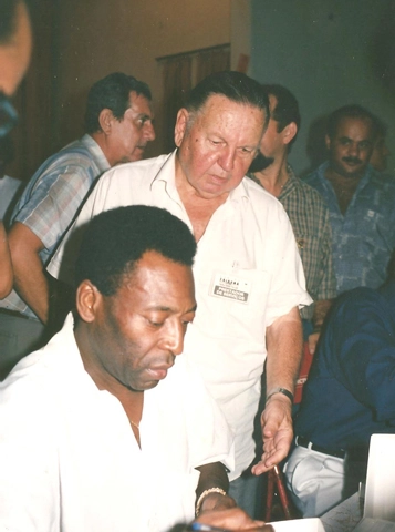 Em 12 de março de 1991, atrás de Pelé