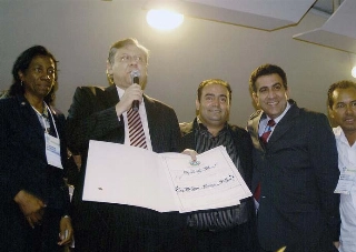 No Centro de Convenções de Cuiabá, em 2011