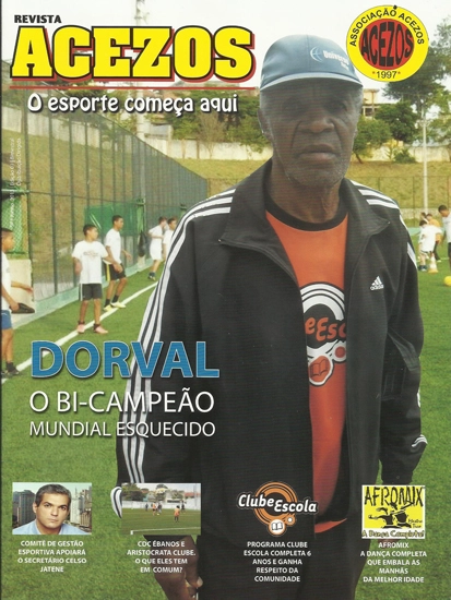 Dorval, em destaque na edição da Revisa Acezos, de junho de 2013. Reprodução