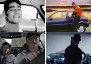 Rivellino, Rogério Ceni, Felipão e Cristiano Ronaldo estrelaram comerciais de carros. Reprodução 