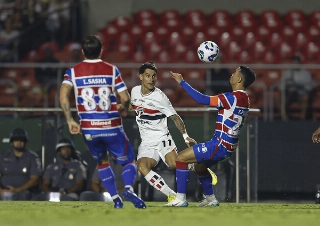 No primeiro turno, tudo igual no duelo entre paulistas e cearenses. Foto: Divulga&ccedil;&atilde;o