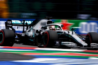 Inglês foi perfeito na estratégia. Foto: Mercedes/AMG F1