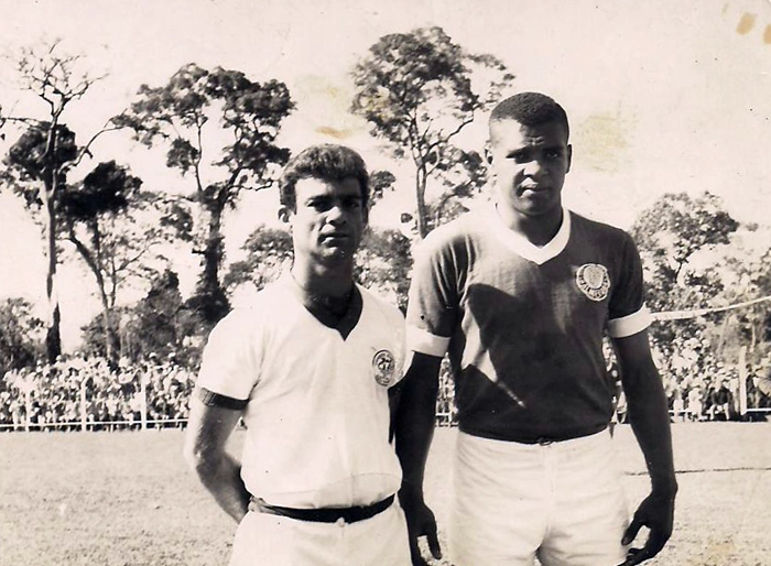 Nenê e Luís Pereira (ex-Palmeiras). Foto: Arquivo pessoal