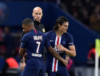 Edinson Cavani fará 33 anos em fevereiro. Foto: Divulgação/PSG