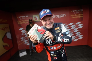 Piloto da Full Time Sports foi perfeito em sua volta no anel externo. Foto: Duda Bairros/Stock Car