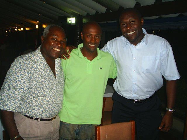 Encontro entre Edu, Toninho e Vágner, ex-meia do Flamengo. Foto: arquivo pessoal de Toninho