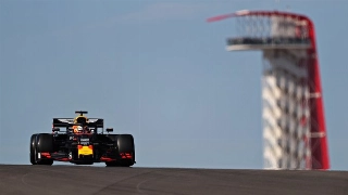 Holandês comandou o ensaio inaugural em Austin. Foto: Aston Martin Red Bull Racing