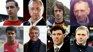 Johan Cruyff, Rensenbrink, Rijkaard e Marco Van Basten estão entre eles