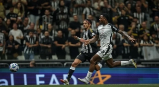 No primeiro turno, em Belo Horizonte, empate sem gols. Foto: Pedro Souza/Divulgação/Atlético