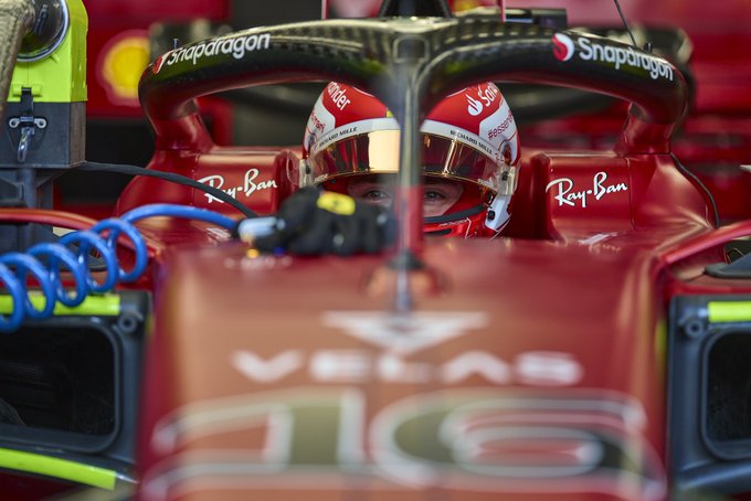Monegasco da Ferrari foi o mais veloz da sexta-feira em Jedá. Foto: Scuderia Ferrari