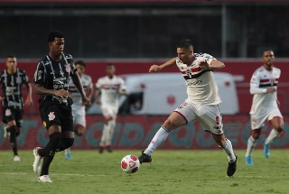 No último duelo entre as duas equipes no estádio são-paulino, vitória tricolor por 1 a 0. Foto: Rubens Chiri/saopaulofc.net