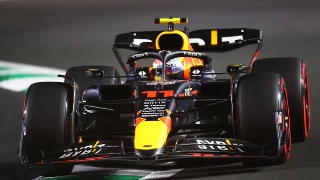 Mexicano desbancou a Ferrari e Verstappen. Foto: Oracle Red Bull Racing