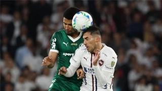Alvivierde foi derrotado pelo time equatoriano no jogo da ida pela semifinal. Foto: Cesar Greco/Palmeiras
