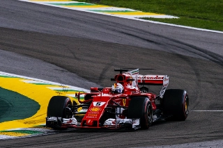 Vettel teve uma atuação impecável há oito anos no traçado de Interlagos. Foto: Scuderia Ferrari