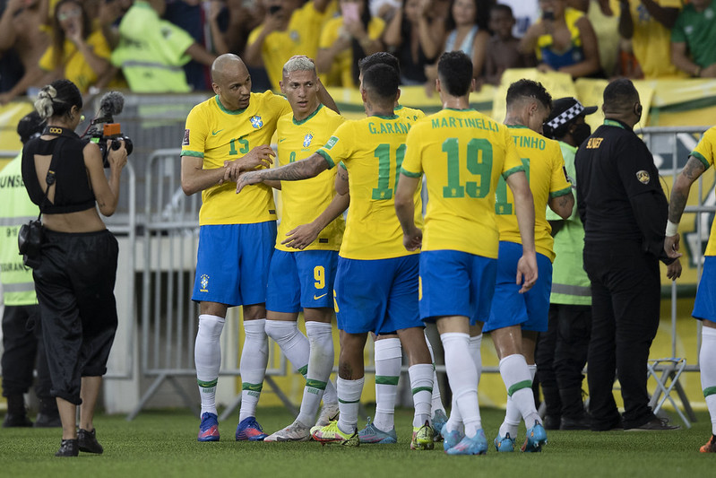 Seleção não terá Neymar e  Vinicius Jr, suspensos. Foto: Lucas Figueiredo/CBF