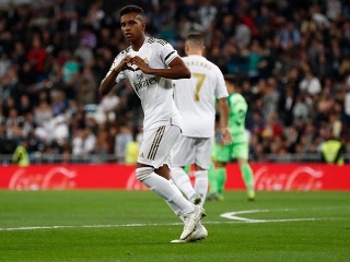 Ex-santista vem ganhando muitas oportunidades com Zidane no Real Madrid. Foto: Real Madrid/Divulgação