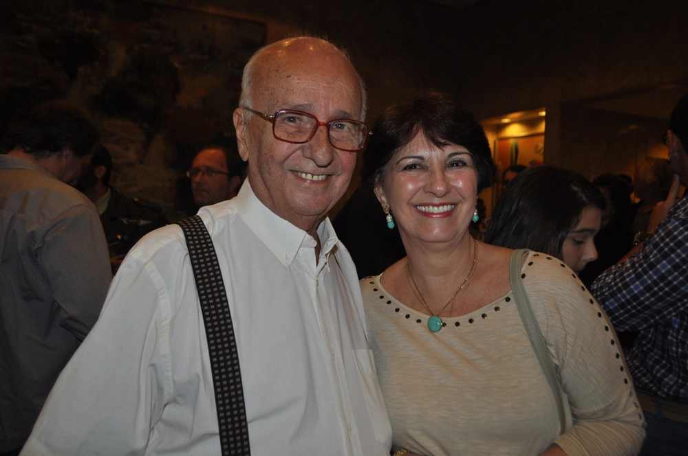 Bird Clemente e sua esposa Maria Luiza no lançamento da Old Stock Race, no Hotel Transamérica, zona sul de São Paulo, em 06 de novembro de 2014. Foto: Marcos Júnior/Portal TT