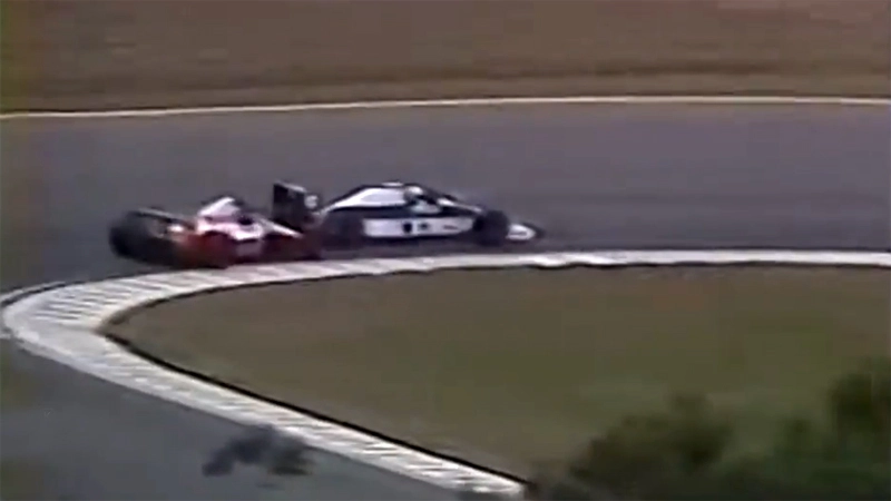 Senna, como Bortoleto, também errou no Bico de Pato 