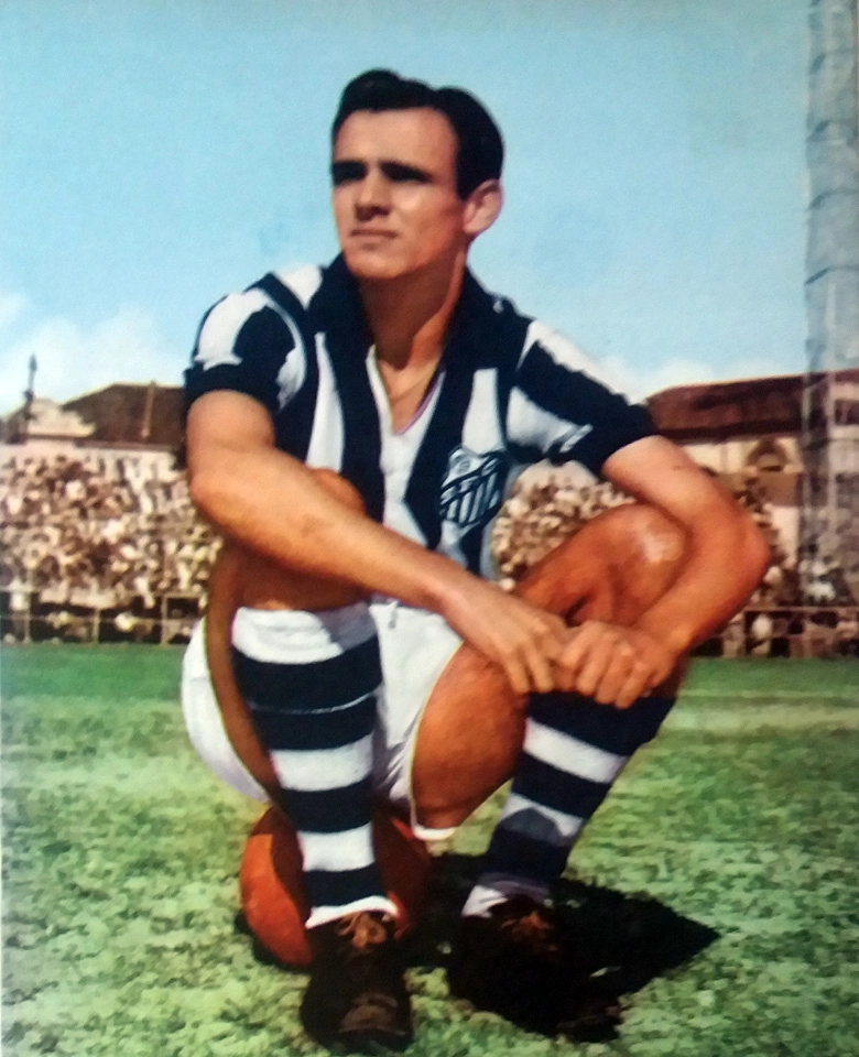 Pepe em foto da Revista Manchete Esportiva, 42, de 1956