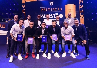 Time do campeonato teve cinco jogadores do Verdão. Foto:Divulgação