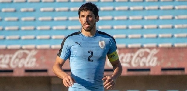 Bruno Méndez é capitão da seleção uruguaia sub-20 e já foi titular na principal. Foto: Divulgação/Via UOL