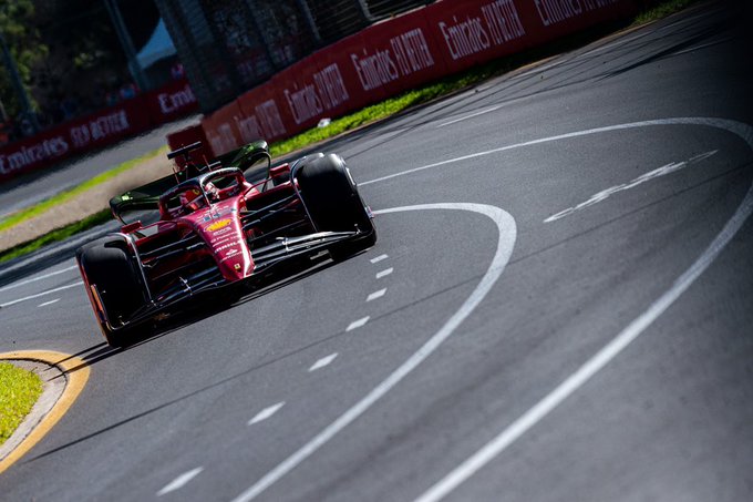 Leclerc finalizou com a melhor marca do dia em Melbourne. Foto: Scuderia Ferrari