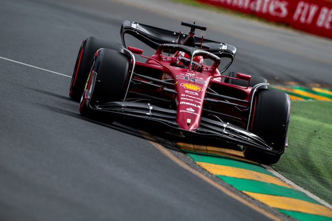 Monegasco da Ferrari parte na frente em Melbourne. Foto: Scuderia Ferrari