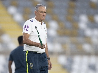 Treinador da seleção rasgou elogios ao atacante Rodrygo. Lucas Figueiredo/CBF