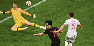 Mario Mandzukic foi Vavá na prorrogação quando do segundo gol croata!