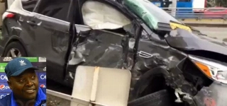 Ex-jogador sofreu um forte acidente de carro em Cali. Foto: Reprodução
