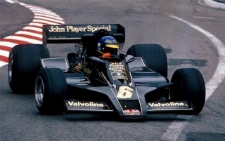 O sueco com sua linda Lotus durante o GP de M&ocirc;naco de 1978. Foto: Reprodu&ccedil;&atilde;o