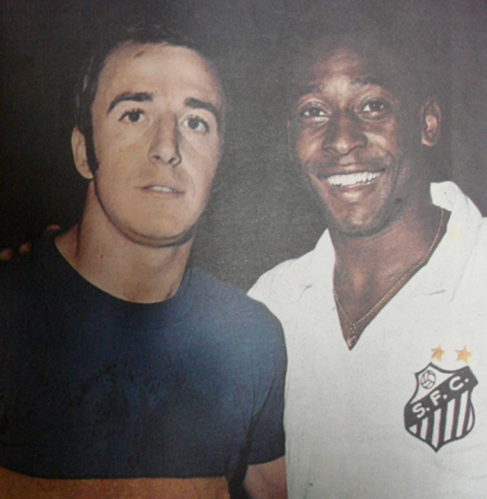 Madruga e Pelé. Foto enviada por Roberto Saponari