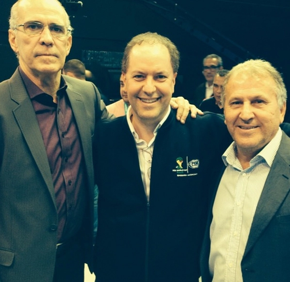Mário Sérgio, Mário Quaranta e Zico, em programa da Fox Sports