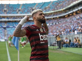 Artilheiro do Brasileirão, Gabigol ainda tem futuro incerto no Fla. Foto: Alexandre Vidal / Flamengo