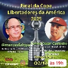 A decisão da Libertadores será o tema da live de Marcos Falopa com o Prof. Carlos Cesar