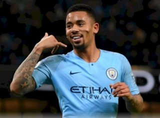 Gabriel Jesus defende o Manchester City. Foto: Divulgação