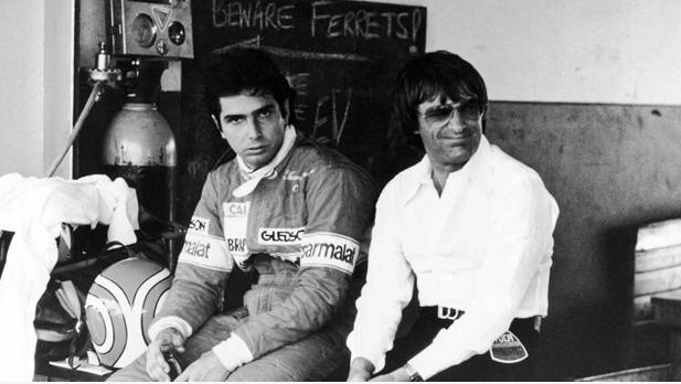 Nelson Piquet e Bernie Ecclestone em 1979